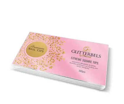 Glitterbels Extreme Square Nail Tips